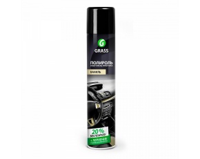 Полироль очиститель пластика GraSS Dashboard Cleaner ВАНИЛЬ аэроз. 750мл 120107-4  /12