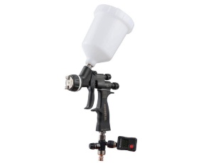 Краскопульт Genesi CARBONIO 360 HTE CLEAR с верх. б. 0,68л d.1.4 Walmec (с манометром) 963014