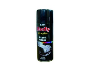 Краска Body BLACK GLOSS черная глянцевая 400мл/6