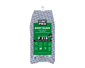 Шпатлевка Body PRO P218 GLAZE Самовыравнивающаяся св.-зеленая 0.6л (0,8кг) мягк.упаковка   /в уп.8